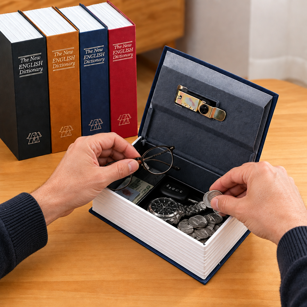Caja fuerte simulada libro