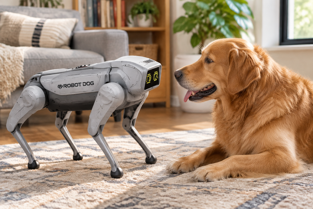 Perro Robot Inteligente con Control Remo
