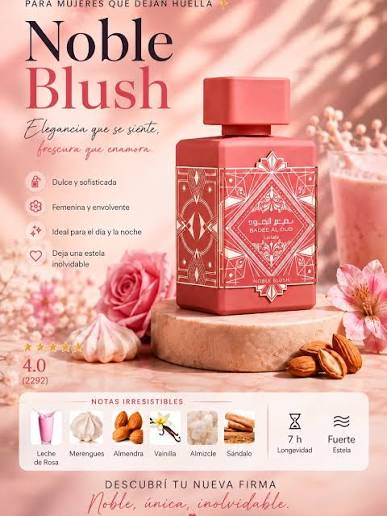 PERFUME NOBLE BLUSH-MUJER